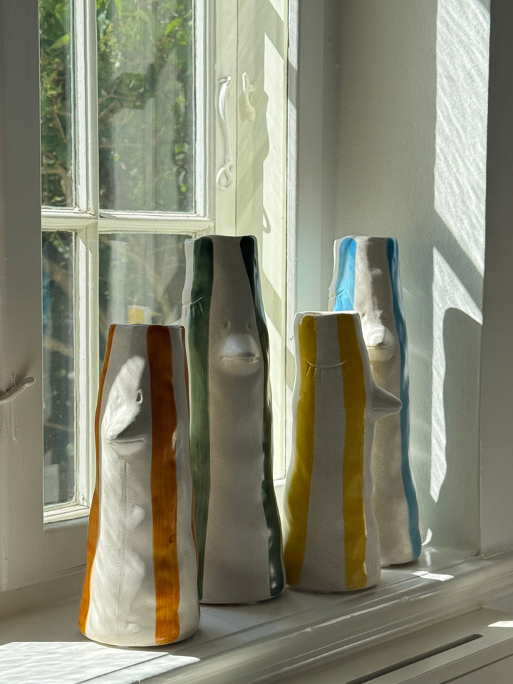 Villa Collection - Vase Whimsy Gul Stentøj (26cm)