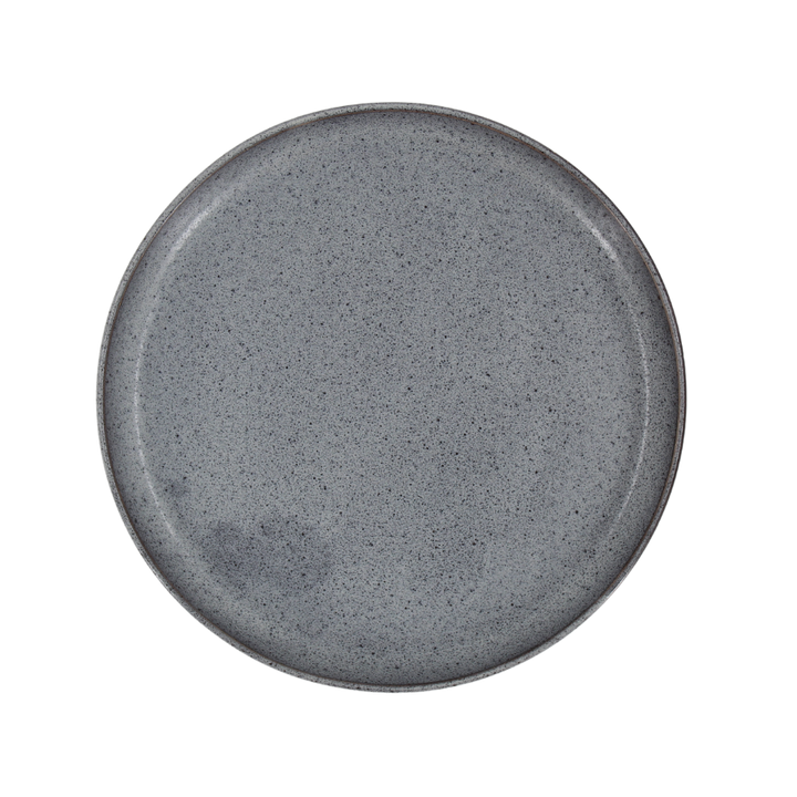 6 stk. Keramik Frokosttallerkener i Reaktiv Blå (Ø21,8cm)
