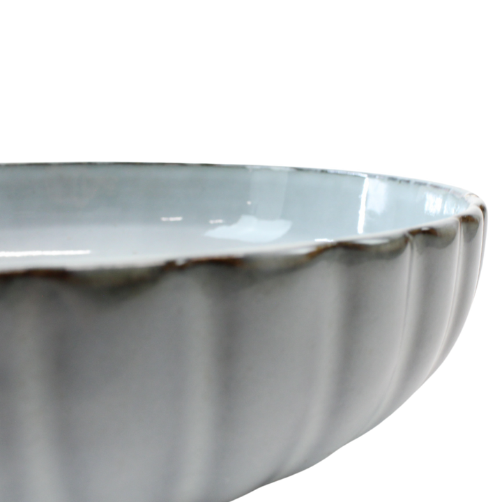 ALLI Rund Fad (25x6cm) Blå