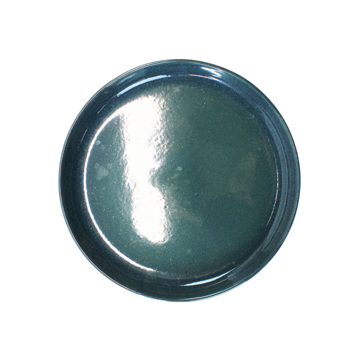 6 stk. Keramik Frokosttallerken ALEC i Mørkegrøn (Ø21x7cm)