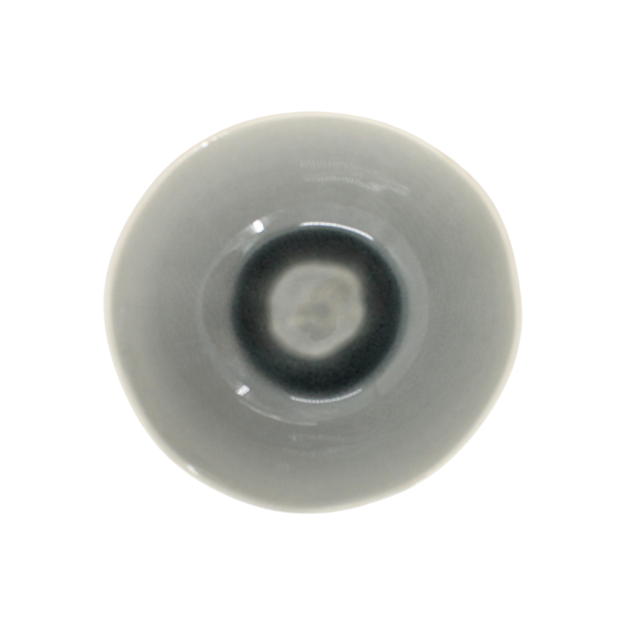 Skål. 17,5x6,5cm. Grå Reaktiv