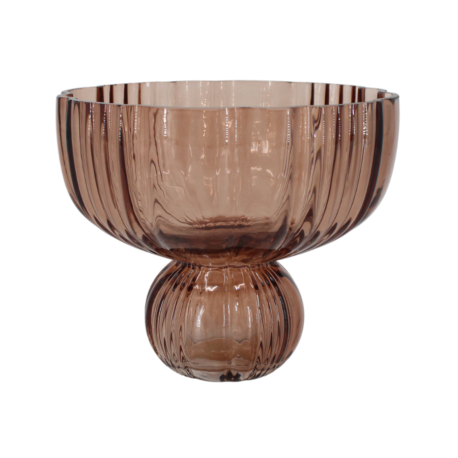 ALBERTO Vase (17,5x15 cm) Amber