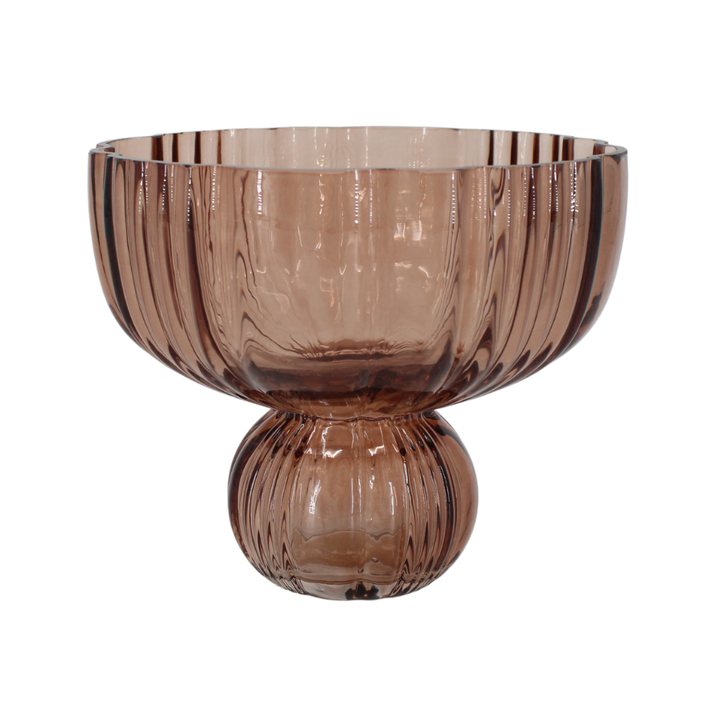 ALBERTO Vase (17,5x15 cm) Amber