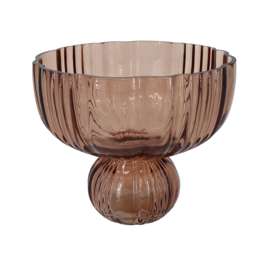 ALBERTO Vase (17,5x15 cm) Amber