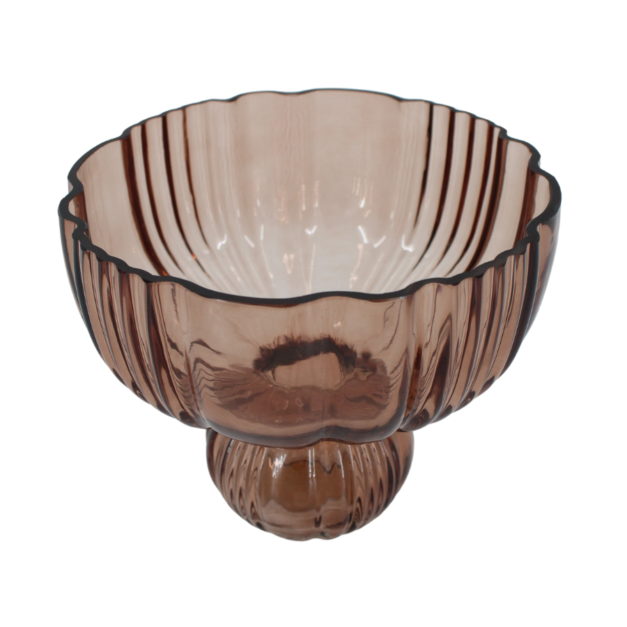 ALBERTO Vase (17,5x15 cm) Amber