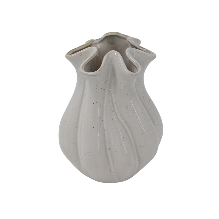 FABROA Buet Vase (15x15x21,2cm) Hvid
