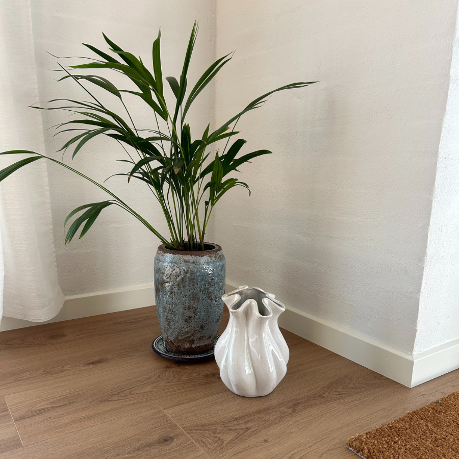 FABROA Buet Vase (15x15x21,2cm) Hvid