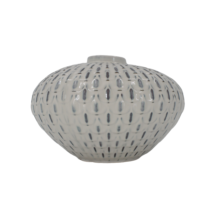 BENIN Vase (31x31x20,7cm) Beige Møntstre