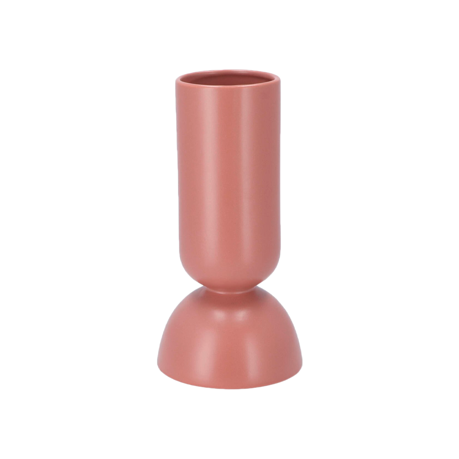 Keramik vase h25cm, nude