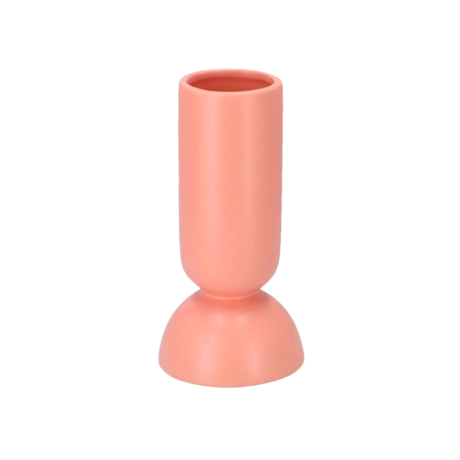 Keramik Vase i Rosa (H20cm)
