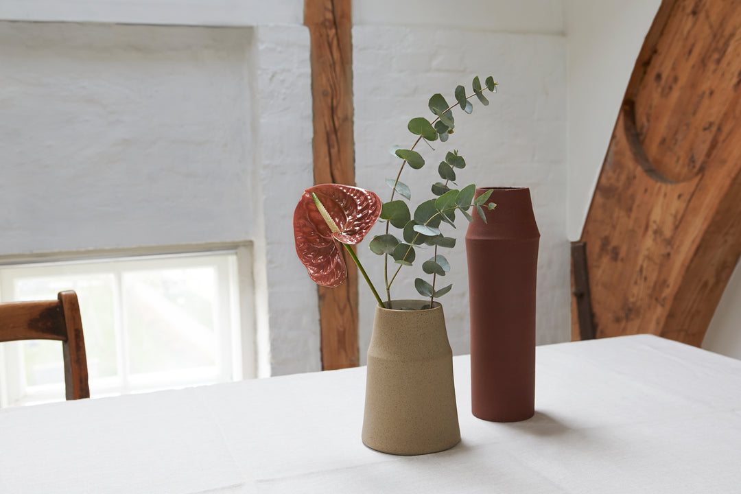 Knapstrup - Clay Vase Terracotta (32cm)