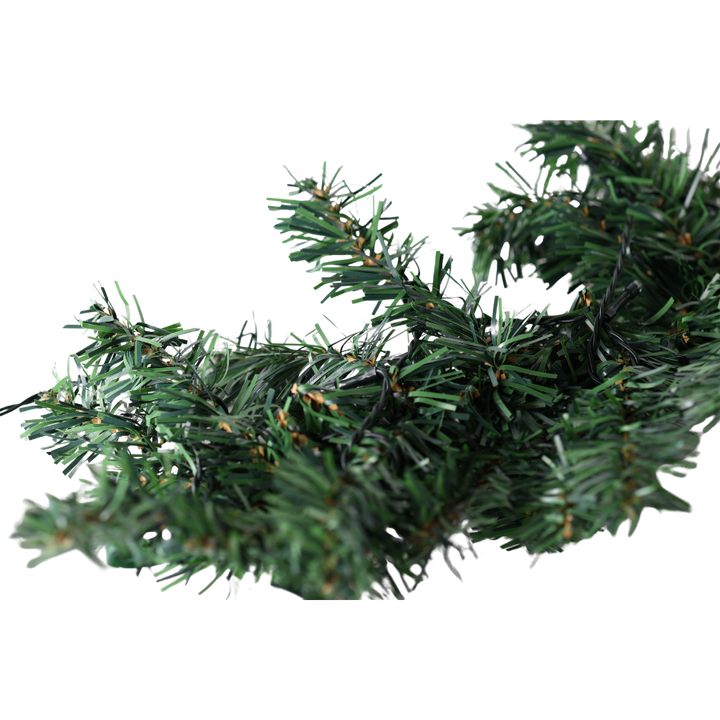 Kunstig Granguirlande m. LED