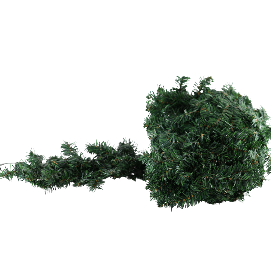 Kunstig Granguirlande m. LED