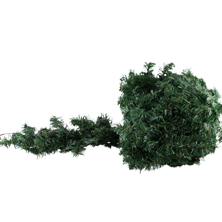 Kunstig Granguirlande m. LED
