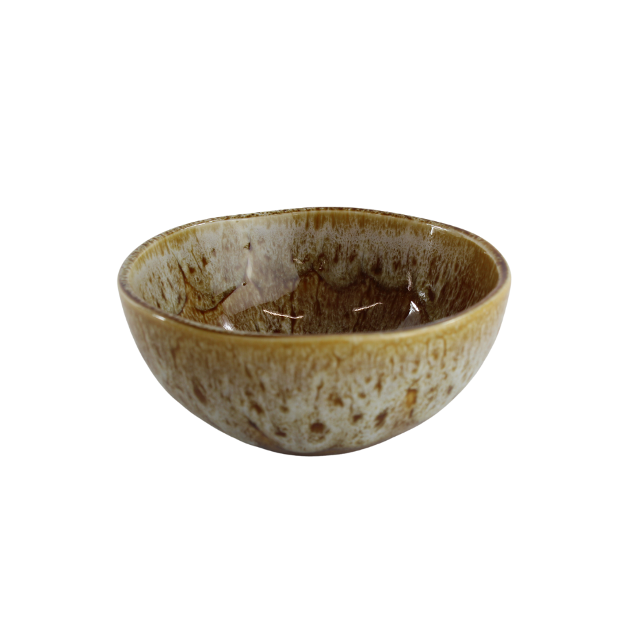 Lille Keramik Skål i Brun