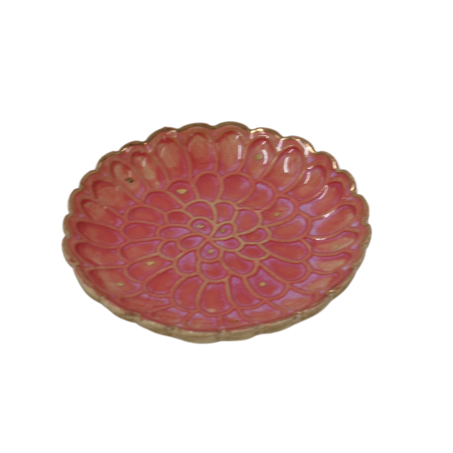 EDA  Lille Skål (10x10x1,7cm) Pink/Brun