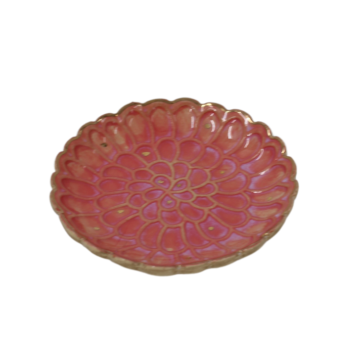 EDA  Lille Skål (10x10x1,7cm) Pink/Brun