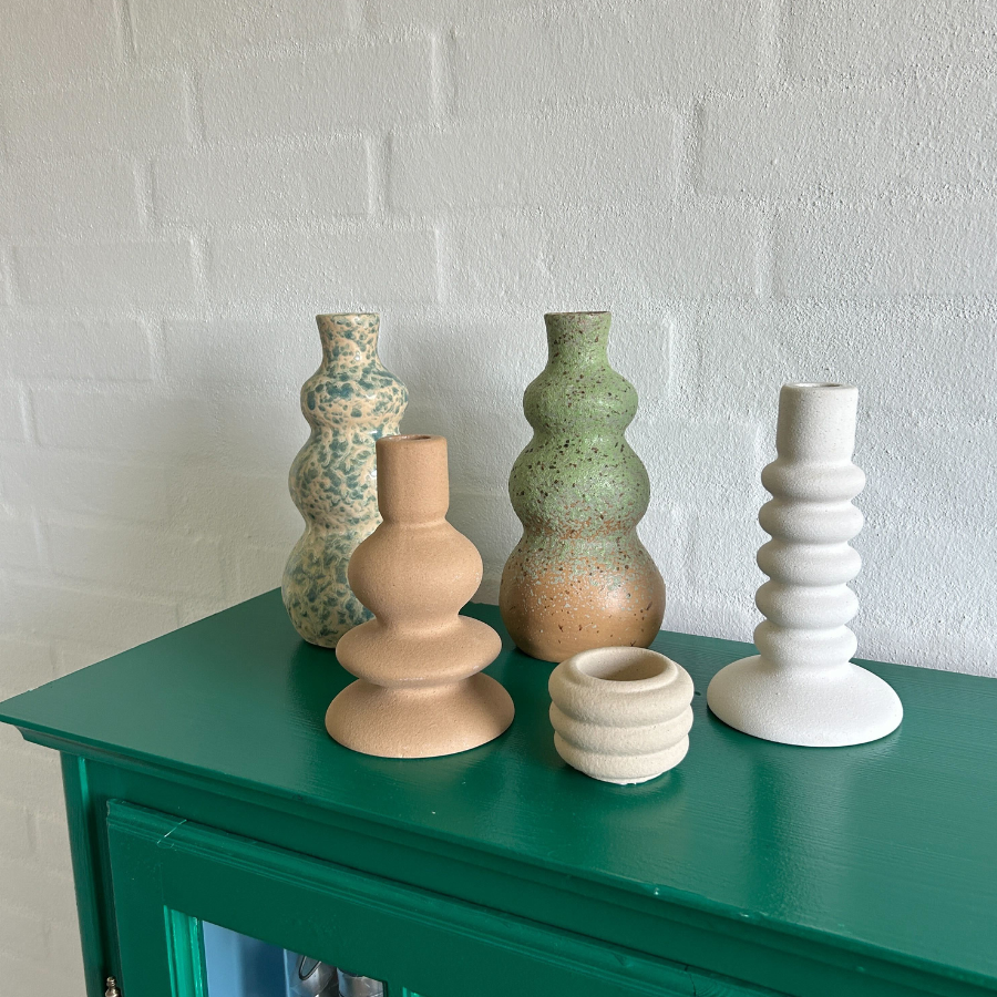 COSTI Lysestage (10,7x10,7x16cm) Brun