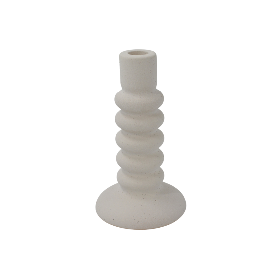 COSTI Lysestage (10,7x10,7x18,5cm) Hvid