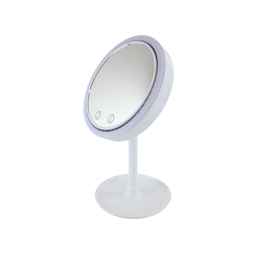 LED Spejl med blæser, Bruger 4 x AA Batterier