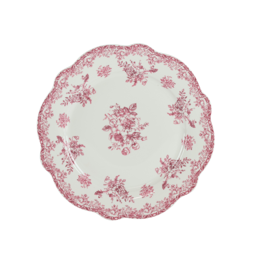 6 stk. Middagstallerkener DINNA i Bordeaux (Ø27x2,2 cm)