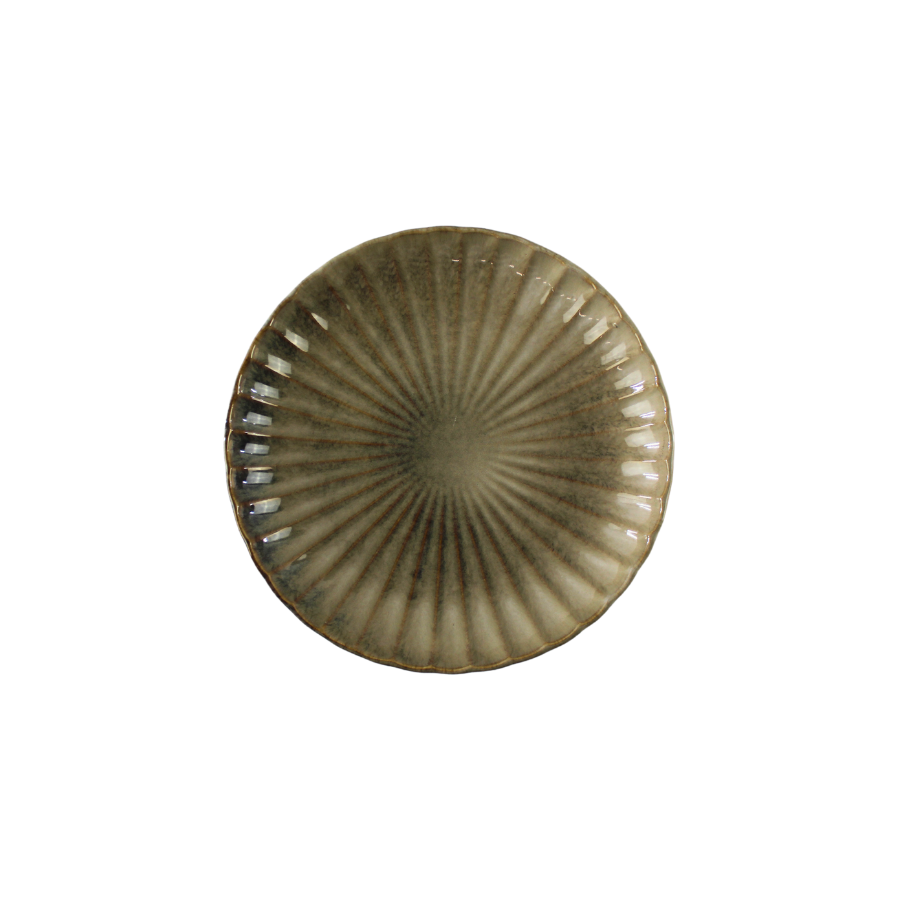 6 Stk. Middagstallerken FRIGGA (26,5cm) Brun