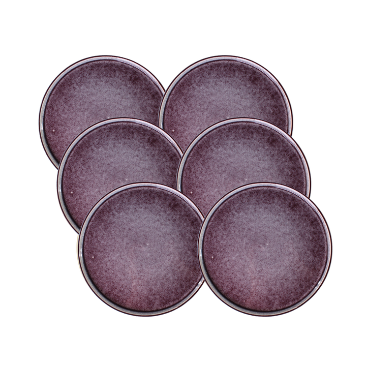 6 stk. Middagstallerken Bonnie Lilla (26,5cm)