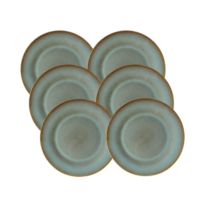 6 stk. Middagstallerken FRANK (26,5cm) Grøn