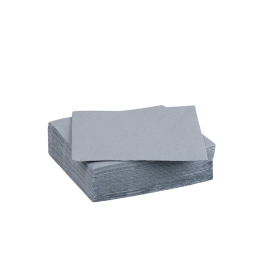 Papir Servietter. (38x38cm). Grå