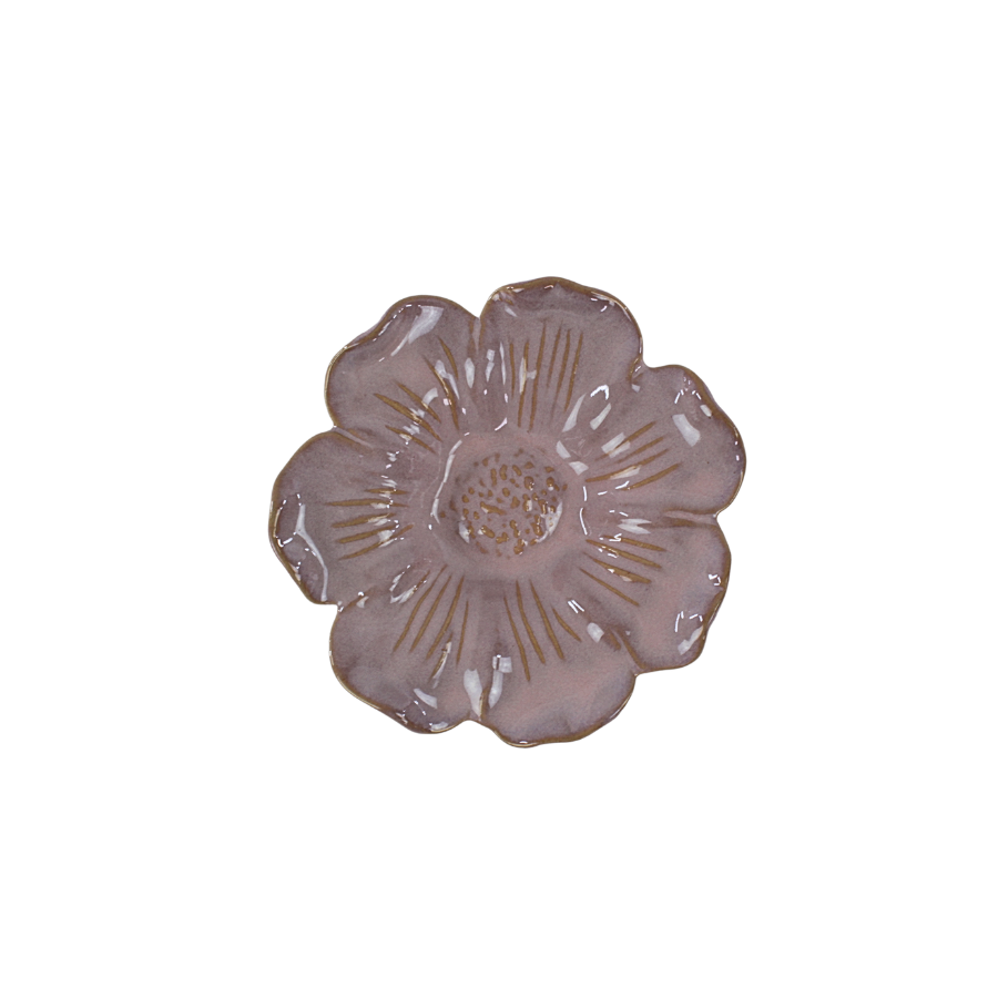 Skål i Blomst Design DARIA (Ø 10 x 3cm) Rosa