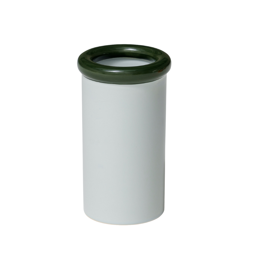 ROD Vase (7 x 23,3cm) Grøn og Lys Blå
