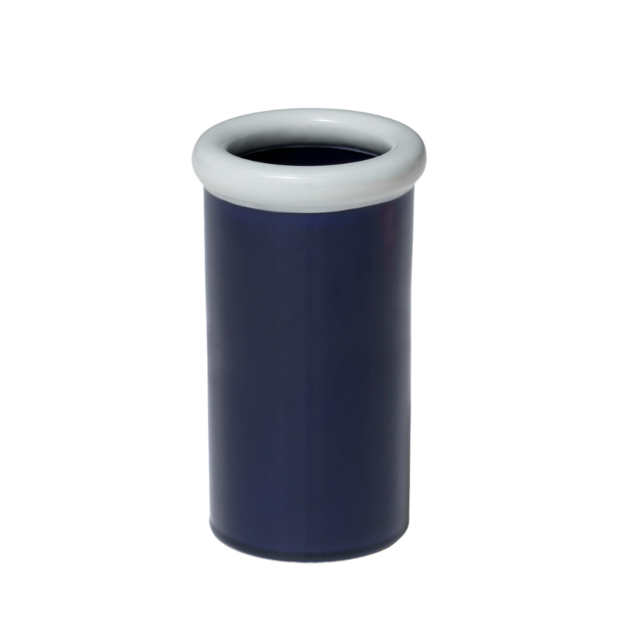 ROD Vase (7 x 23,3cm) Lys Blå og Mørkeblå