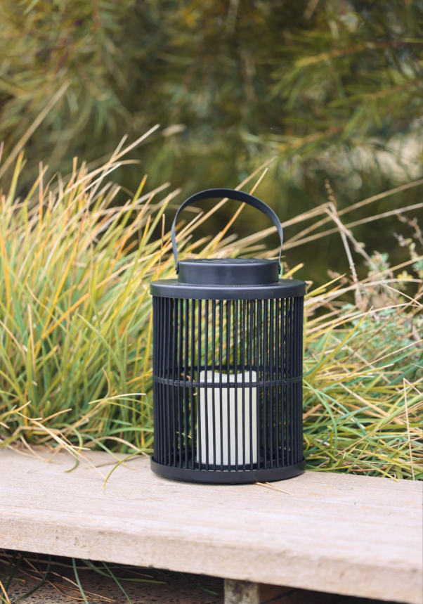 Solcelle Lanterne Sort (18 x 25,5cm)