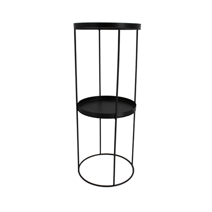 BAXTER Sidebord (24x24x60 cm). Matt Sort