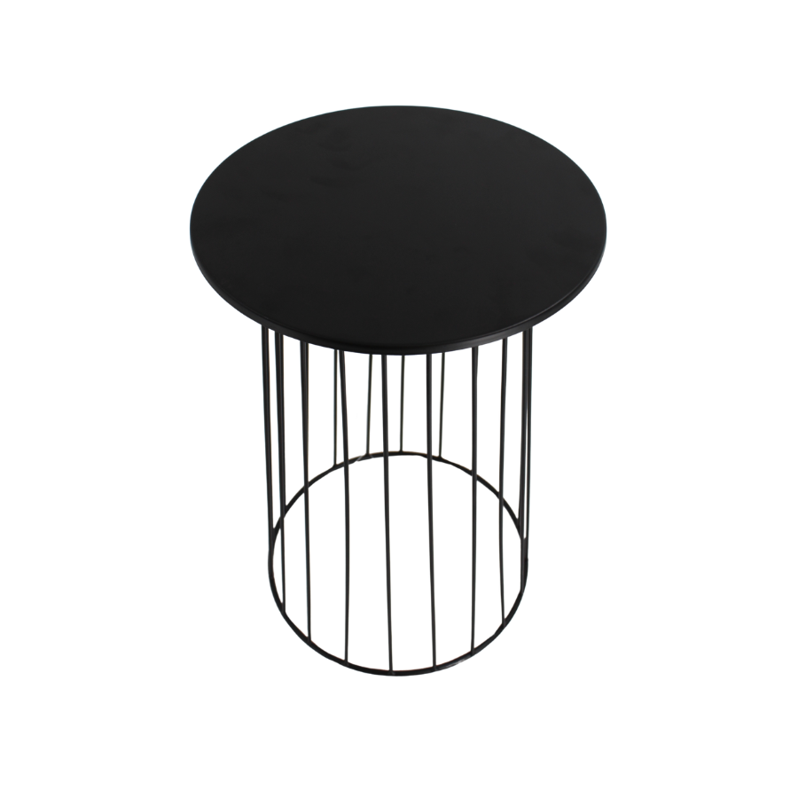 BAYER Sidebord (30x30x45 cm). Matt Sort