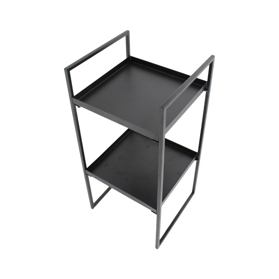 BAZTIAN Sidebord (27x25,5x55 cm). Mat Sort