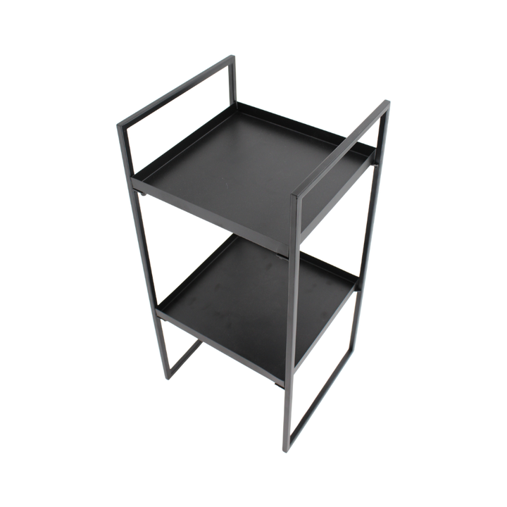 BAZTIAN Sidebord (27x25,5x55 cm). Mat Sort