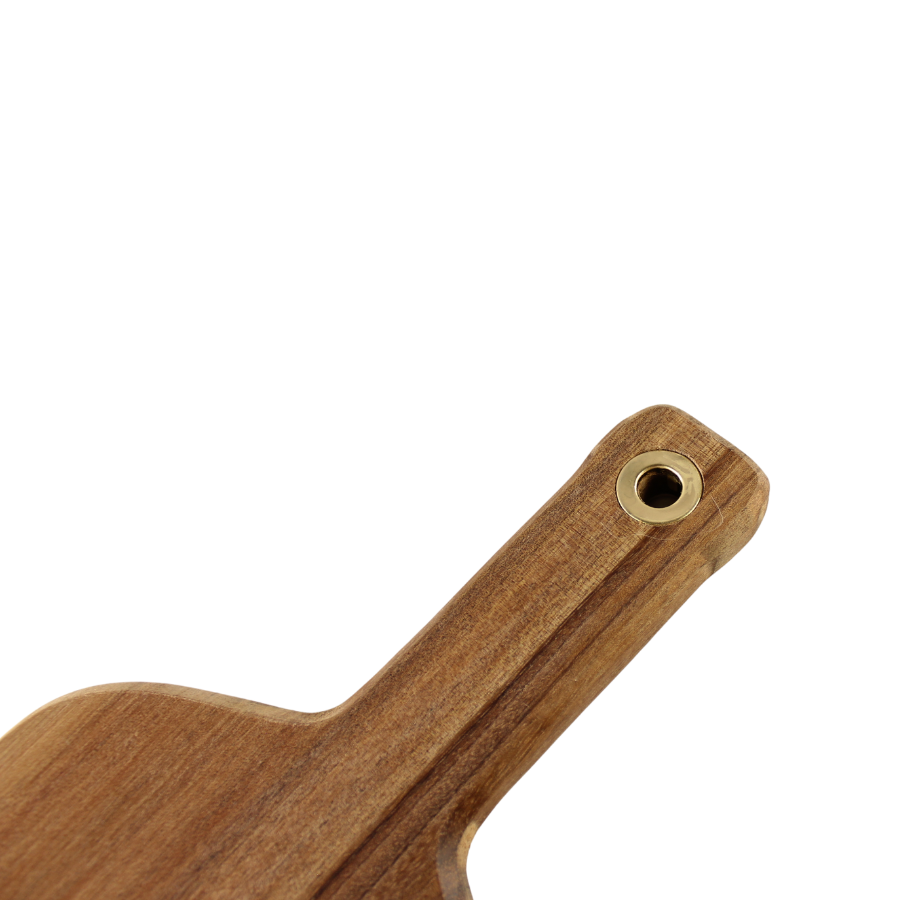 Skærebræt i Flaskeform m 2 osteknive( 45x15,6x1,5cm)