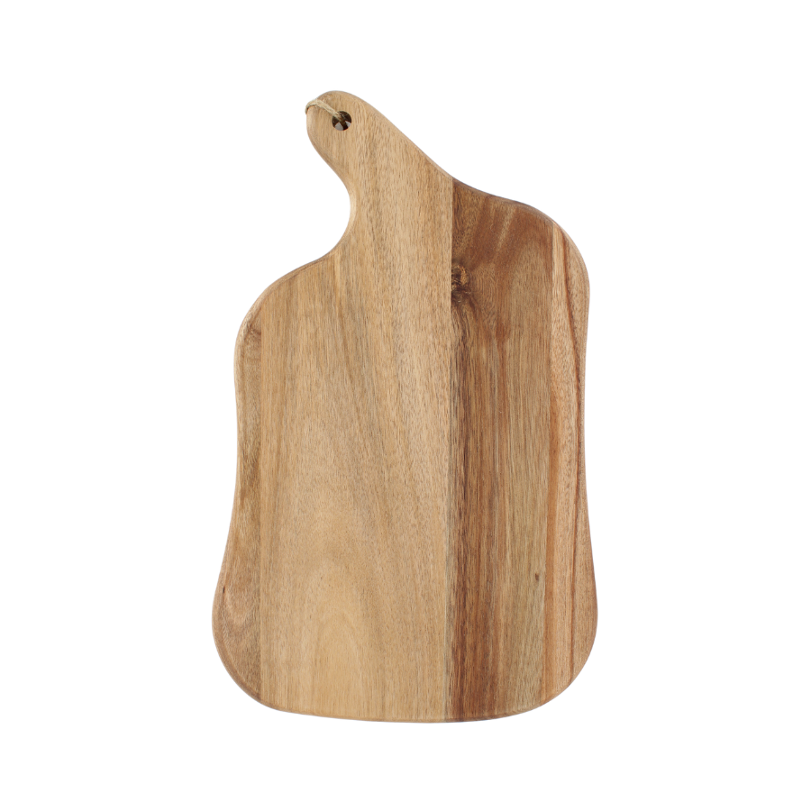 Skærebræt m. Jutestrop ( Ø39x24x1,8cm).