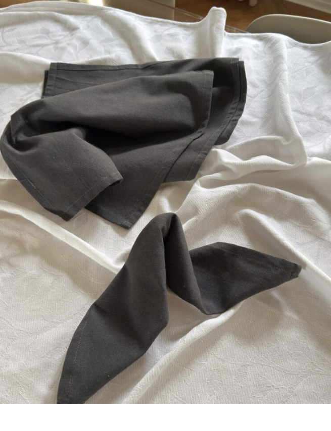 Stofserviet i Grå DENI (40x40cm)