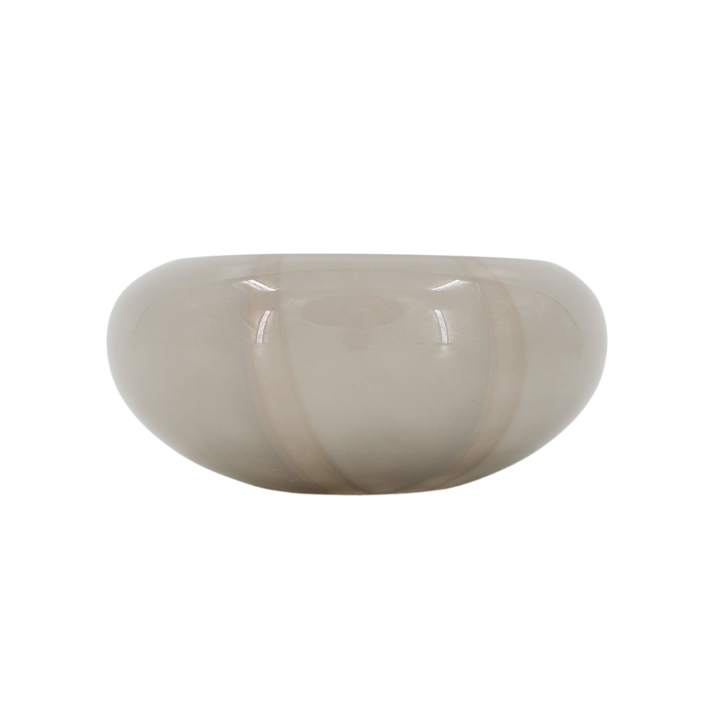 ANKE Skål (17,9x7,3cm) Lysegrå m Stribe