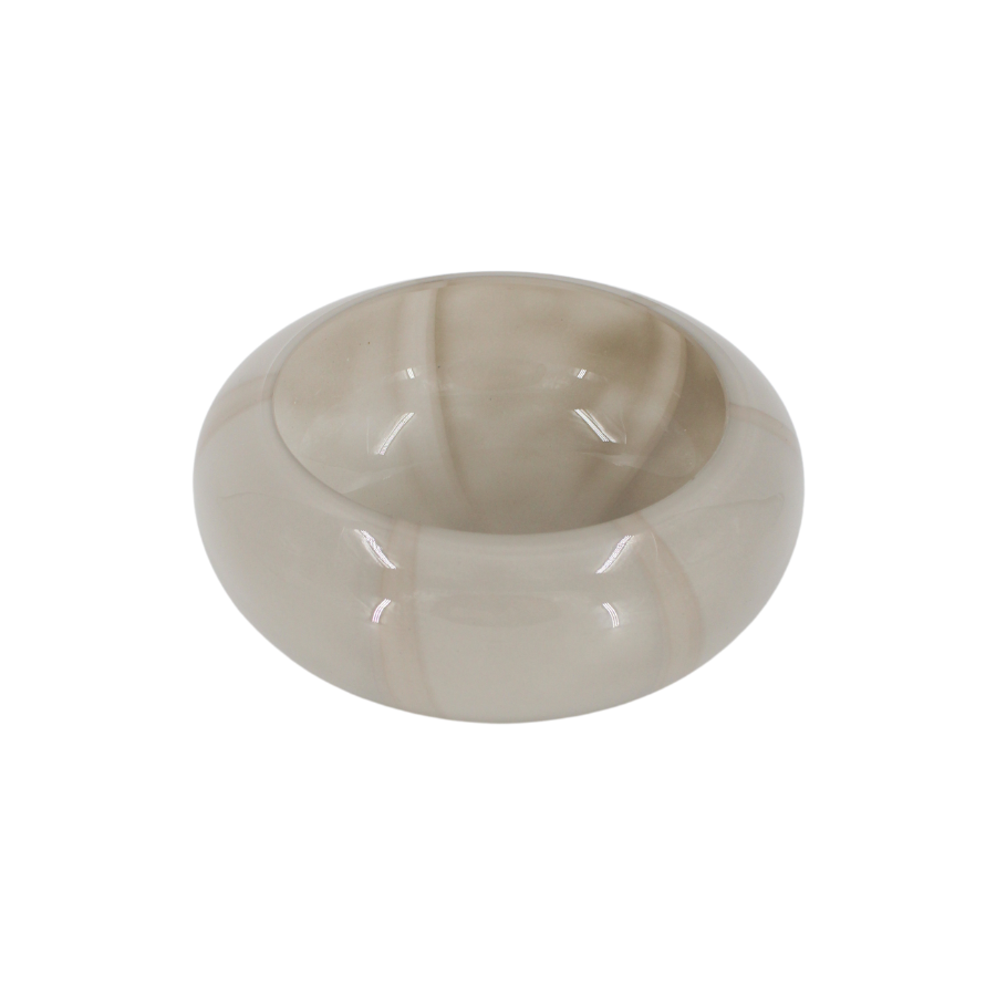 ANKE Skål (17,9x7,3cm) Lysegrå m Stribe