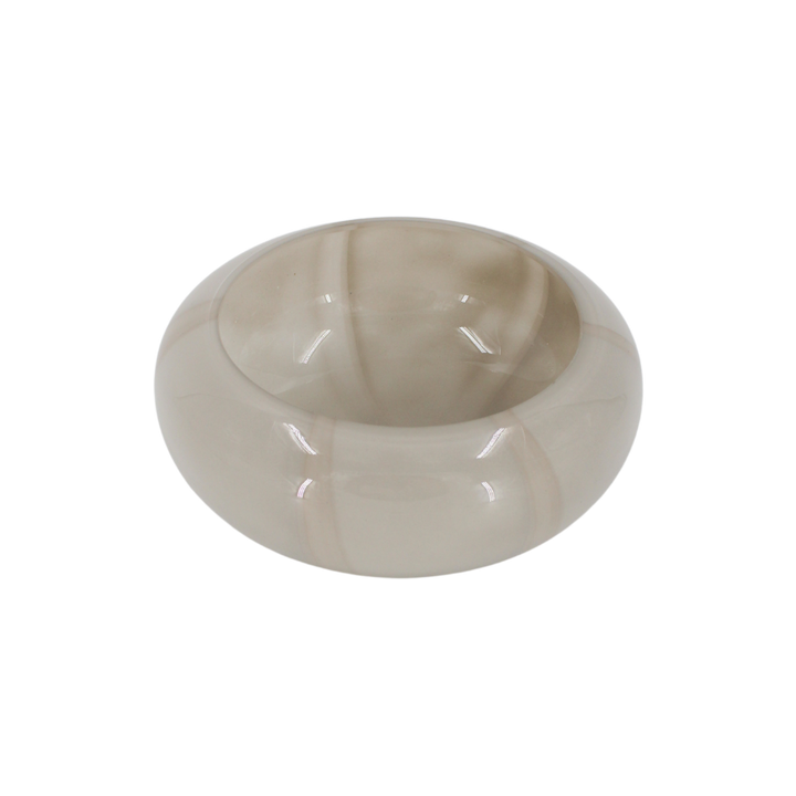 ANKE Skål (17,9x7,3cm) Lysegrå m Stribe