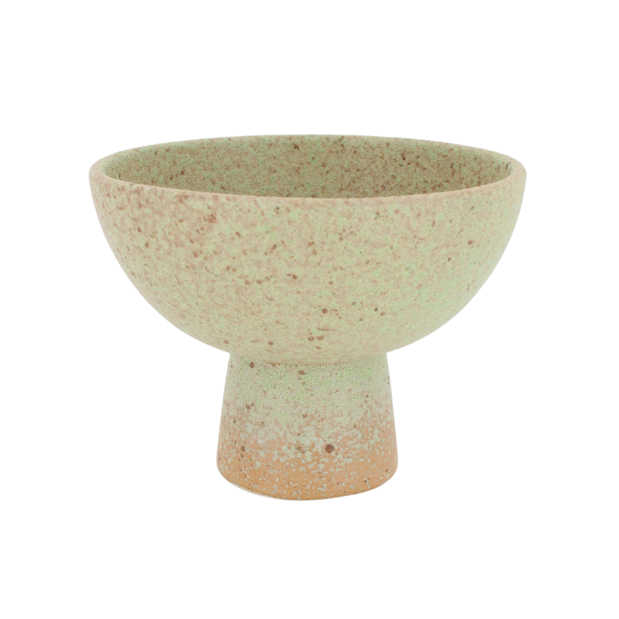 CÆSER Skål (Ø 21 x 16,5cm) Grøn/Brun