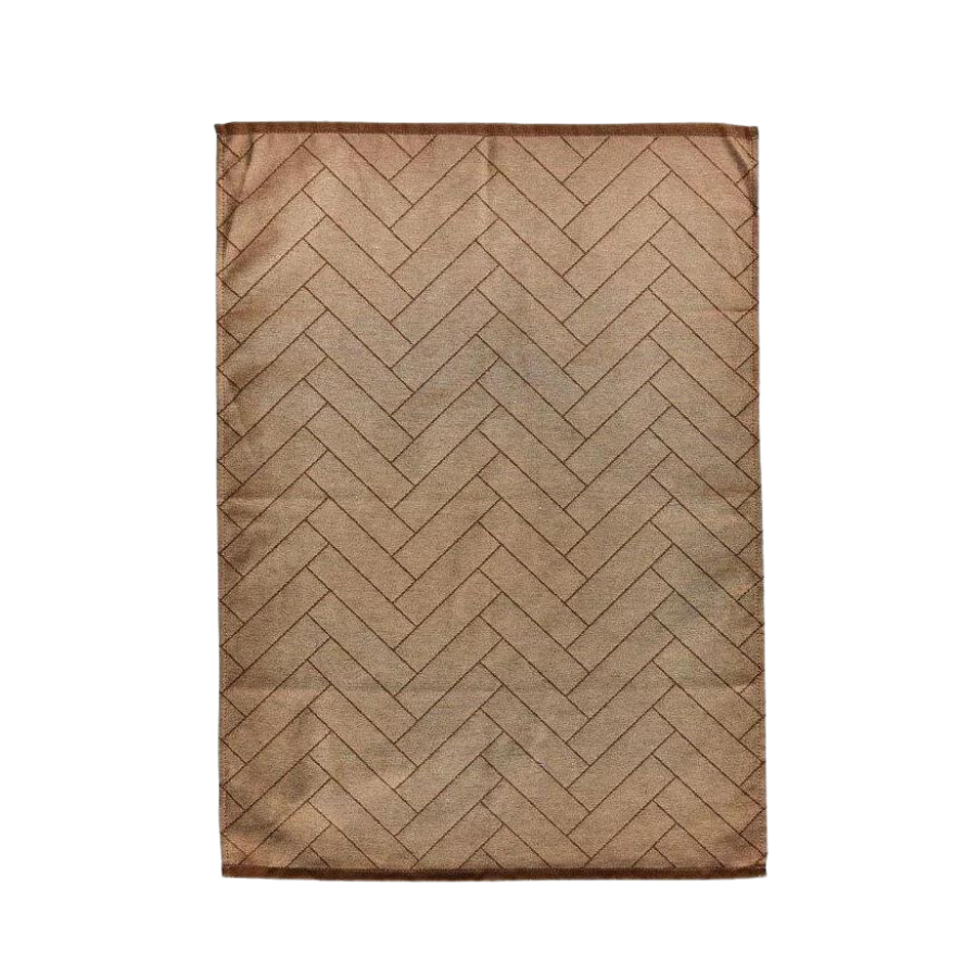 Södahl - Viskestykke Tiles i Brun (50x70 cm)
