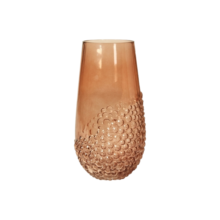 Speedtsberg Vase m. Bobler Ø13x25cm. Dark Rose