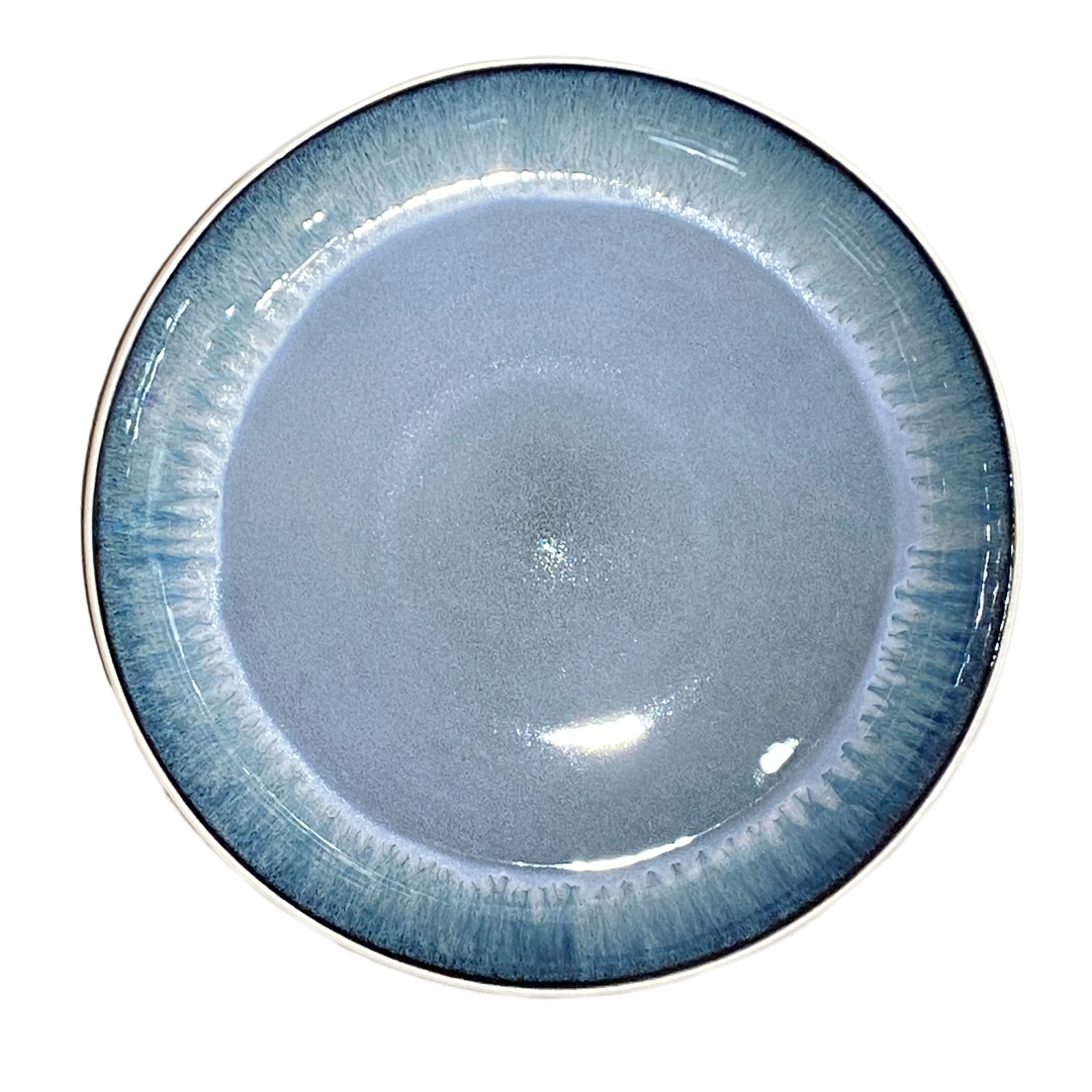 4 stk. ASTA Middagstallerkener i Blå m. Løbeglasur (Ø26cm)