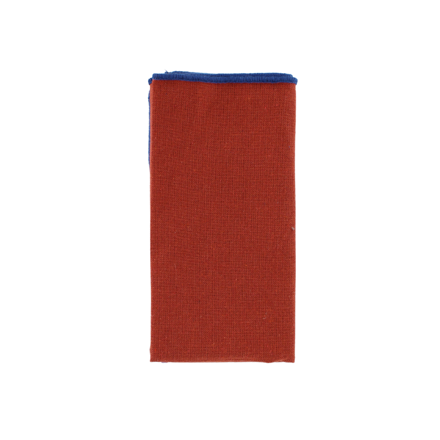 Stofserviet ( 40x40cm). Kavee m. Blå Kant