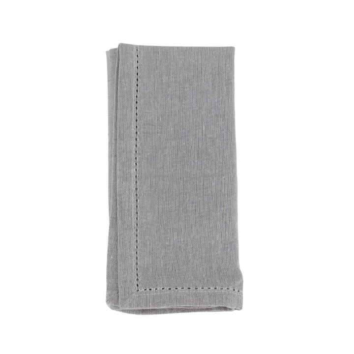 Stofserviet m.Hulsøm( 45x45cm). Mørkegrå