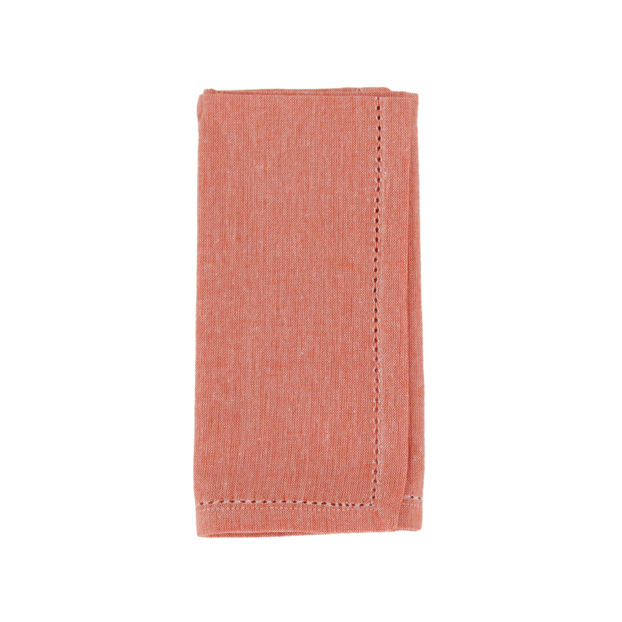Stofserviet m.Hulsøm( 45x45cm). Orange